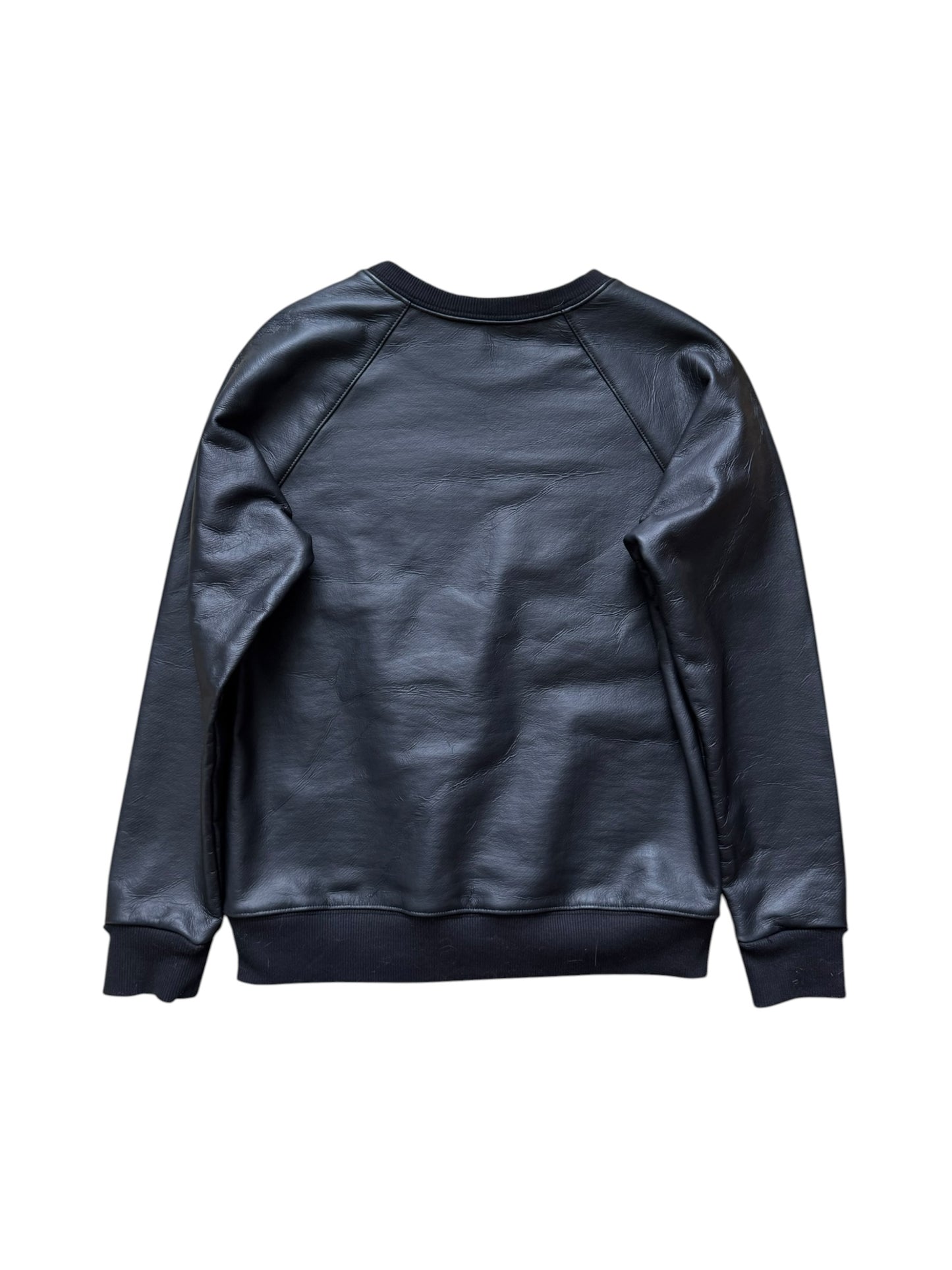 Saint Laurent 2015 Vegan Leather Sweatshirt
