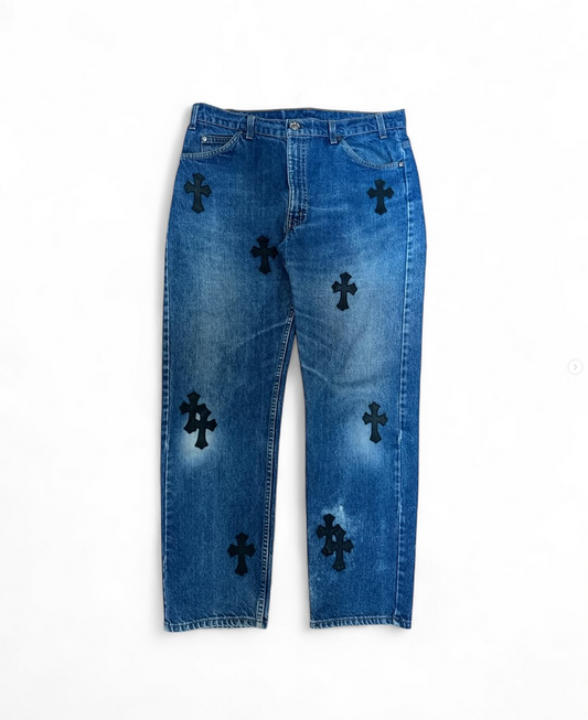 Chrome Hearts Levi’s 505 Patch Denim